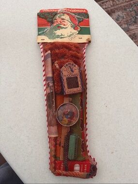 Vintage Unopened Thanhauser Christmas Stocking